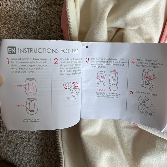 NWT JJ Cole Collections Lite Bundle Me Car seat Cover - Picture 9 of 10